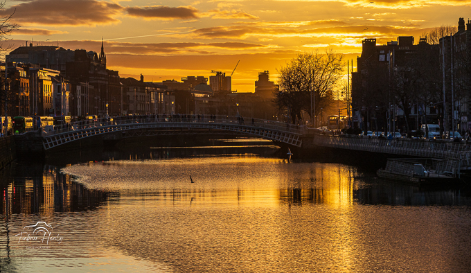 River Liffey Sunset